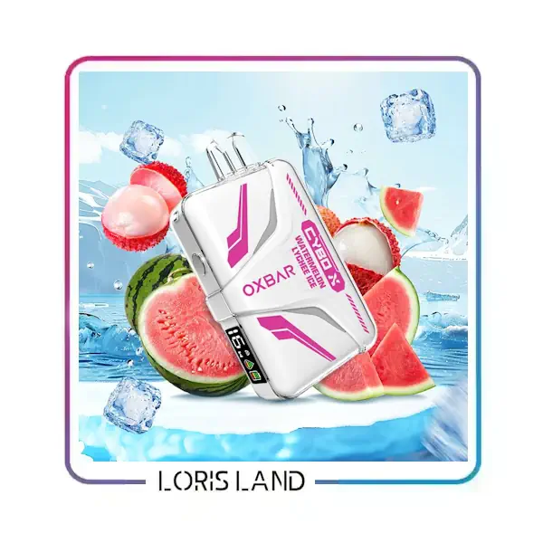 پاد یکبار مصرف هندوانه لیچی یخ اوکس بار 20 هزار پاف